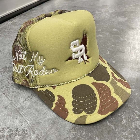 Snap-Back Other - Stevenson Ranch Hat Cap Duck Camo Snapback Mesh Trucker Not My First Rodeo